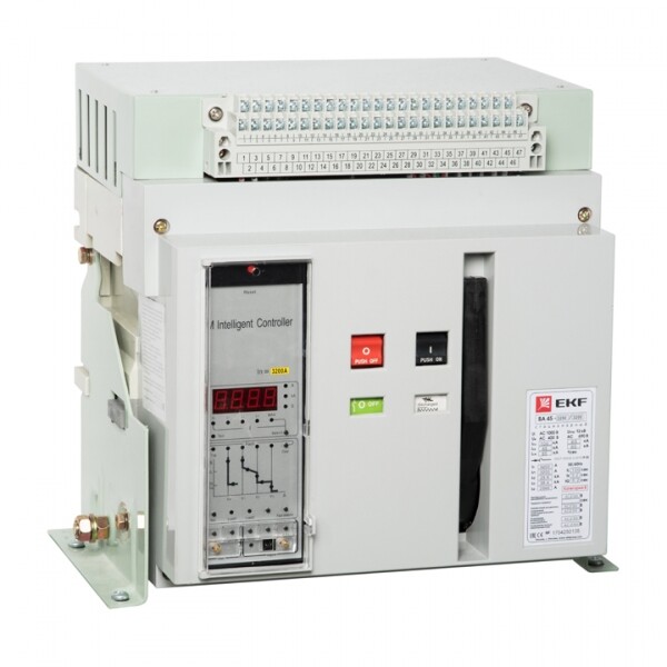 Автоматический выключатель ВА-45 2000/1000А 3P 50кА стационарный EKF PROxima | mccb45-2000-1000 | EKF