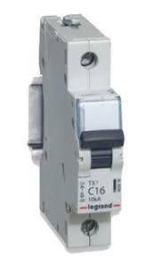 Выключатель автоматический однополюсный TX3 6000 10А C 10кА | 403914 | Legrand