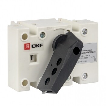 Рубильник-выключатель 63A 3P c рукояткой управления для прямой установки PowerSwitch PROxima | psds-63-3 | EKF