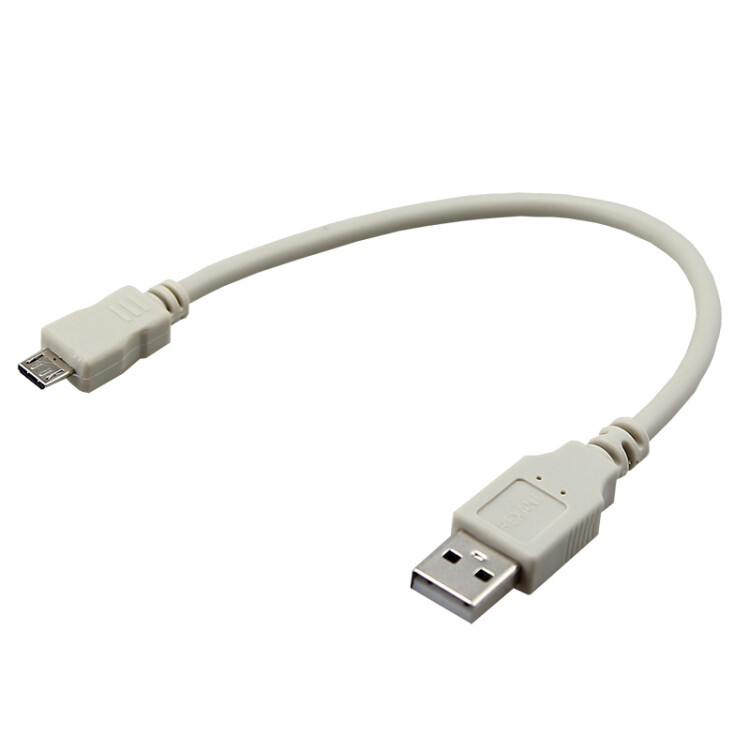 Кабель micro USB (male) штекер - USB-A (male) штекер, длина 0,2 метра, белый (PE пакет) | 18-1162 | REXANT