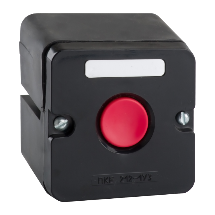 Пост кнопочный ПКЕ 222-1-У2-IP54 (красная кнопка) | 150752 | КЭАЗ