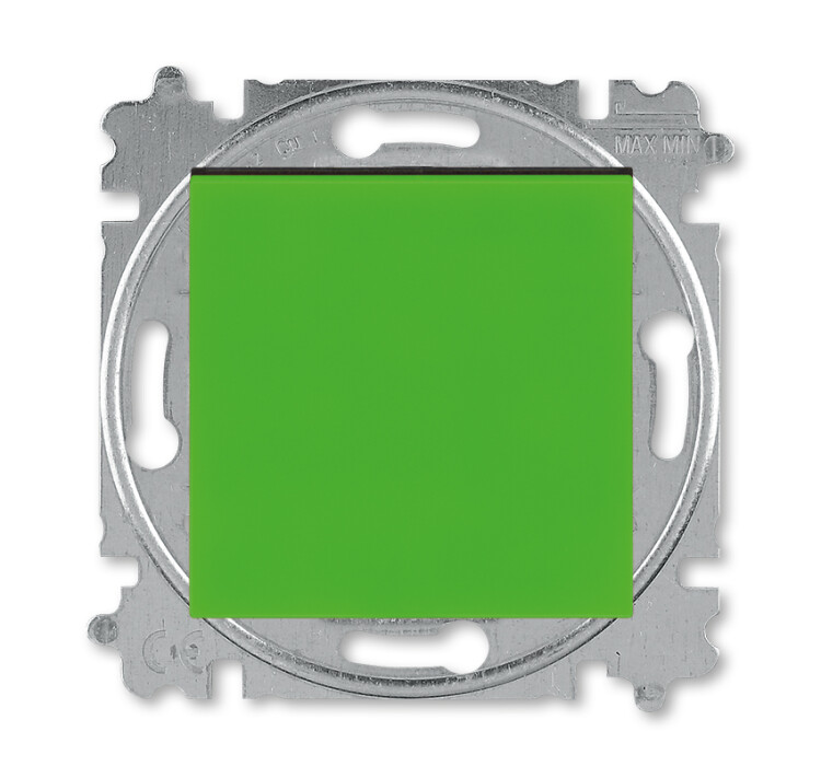 ABB Levit Зелёный / дымчатый чёрный Переключатель 1-кл. | 3559H-A06445 67W | 2CHH590645A6067 | ABB